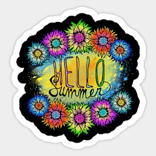 Hello Summer Sticker